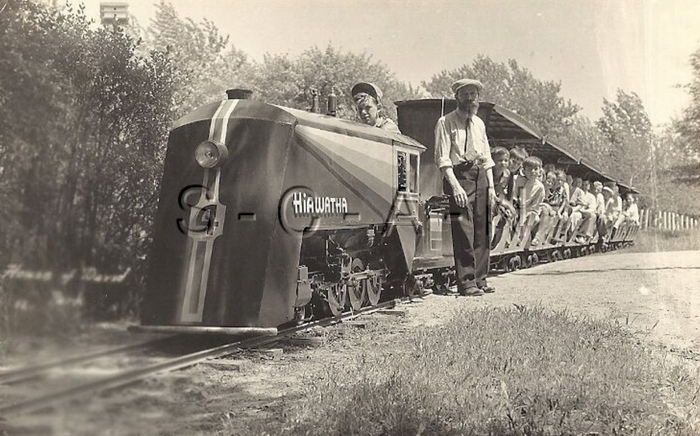 House of David Park - Old Photo Of Train Ride